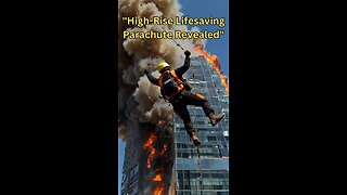 "Survive Any High-Rise Fire with Skysaver Parachute!"