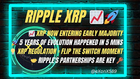 💡 REGULATION = FLIP THE SWITCH MOMENT 🤝 #RIPPLE'S PARTNERSHIPS ARE 🔑