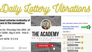 Monday Daily Lottery Vibrations and News 5-6-24