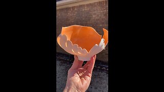 Ripening of the season sculpted porcelain bowl