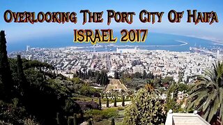 HAIFA IN ISRAEL 2017 - Looking Down From Above At Old Port City Of Haifa