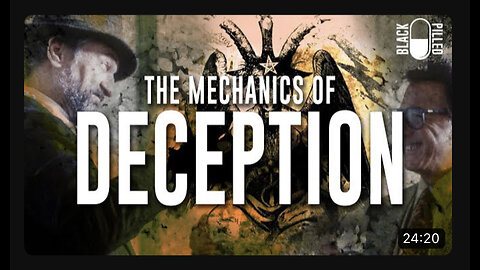 The mechanics of deception by black pilled