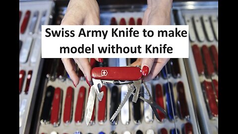 Swiss Army knife with no blade to debut