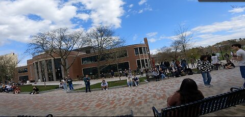 UMass Amherst: Very Edifying Convo W/ Armenian & Russian Christians, Wicked Jewish Woman Mocks The Gospel, Crowd of 50 Gather & Are Very Mocking & Hostile, Police Show Up, Abortion Advocate Tells Me To Leave, Students Scream At Me To Leave