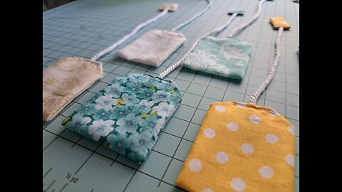 Tea Bag Bookmark | Fabric | Sewing | DIY Gift