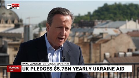 "Lord" Cameron says Ukraine can use British weapons inside Russia