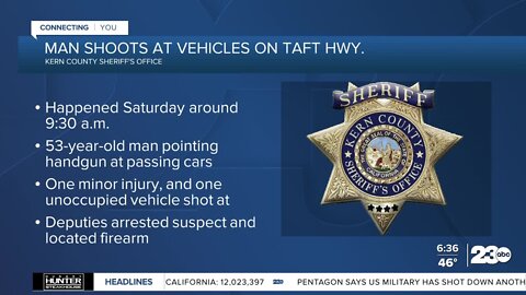 Man arrested on Taft Hwy for shooting at passing cars