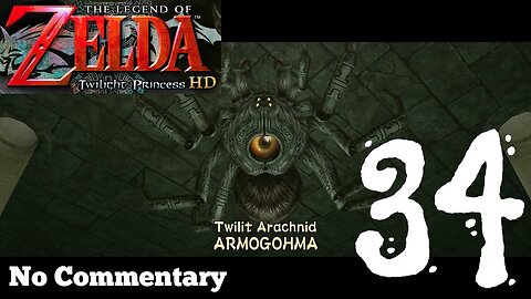 The Legend of Zelda Twilight Princess HD - Ep34 Twilit Arachnid Armogohma No Commentary