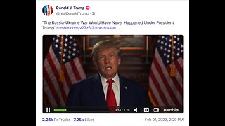 Donald J. Trump The Russia-Ukraine War Would Have Never Happened Under President Trump