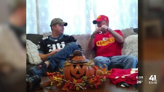 Former Marines, a Chiefs fan and Eagles fan, bond over kidney donation