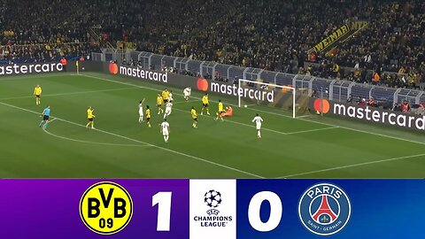 psg vs Dortmund ( paris saint Germain VS Brussia Dortmund) champion's league highlights