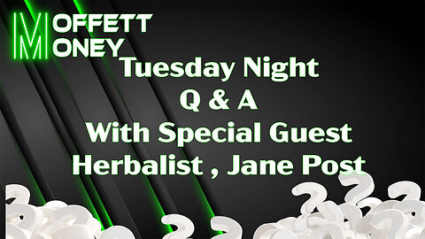 Tuesday Night Q & A with Herbalist, Jane Post