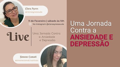 Uma Jornada Contra a Ansiedade e a Depressão