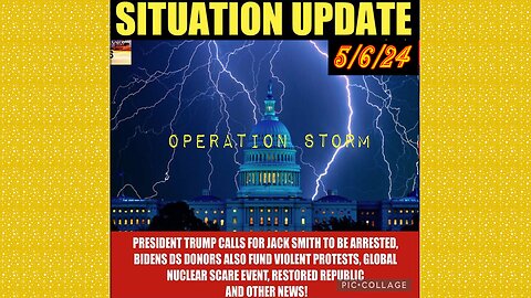 SITUATION UPDATE 5/6/24 - Russia Strikes Nato Meeting, Palestine Protests, Gcr/Judy Byington Update