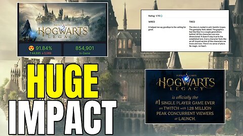 Hogwarts Legacy Has Made A HUGE Impact On The Gaming Industry - Why It's So Important