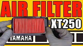 Air Filter Replacement – Yamaha XT250