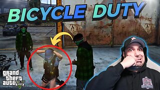 Bicycle Cop Duty Goes Wrong - Grand Theft Auto V - GTA 5 Roleplay - Cocoproteinshake