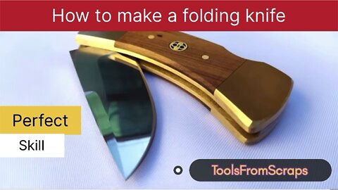 This is how a folding knife is made