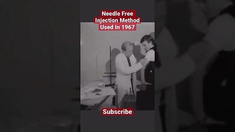 Needle Free Injection Method Used In 1967 #shorts #injection #history