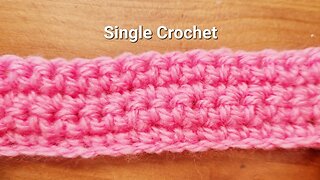 How to do single crochet. (In the UK, this is called double crochet)