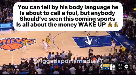 Rigged INDIANA PACERS VS NEW YORK KNICKS “ENDING” GAME 1 | when you realize it’s all for the money ?