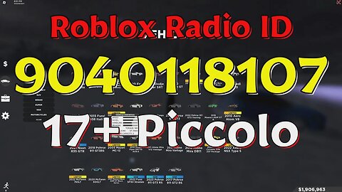 Piccolo Roblox Radio Codes/IDs