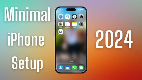 Minimalist iPhone 15 Pro Setup // What's On My iPhone 2024