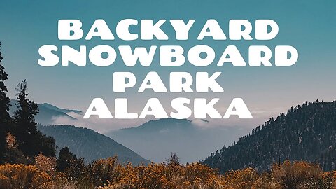 Added Hill To Backyard Snowboard Park