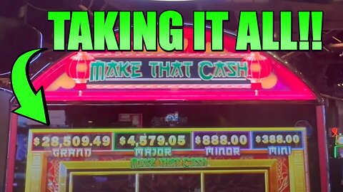 MAKING THAT CASH!! HUGE GRAND PROGRESSIVE JACKPOT