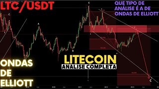 LITECOIN analise completa do par LTC/USDT | EDUCAÇÃO: que tipo de análise é de ONDAS DE ELLIOTT