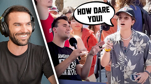 Student TRIGGERED by Charlie Kirk's "American Lives Matter" Shirt