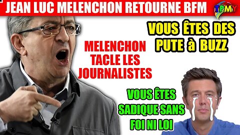 MELENCHON retourne le journaliste maxime switek sur BFM "vous êtes sadique" #retraite #lfi #boyard