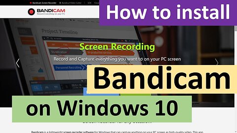 Secret Weapon for Gamers! Install Bandicam on Windows 10 in SECONDS (NO ADS!)