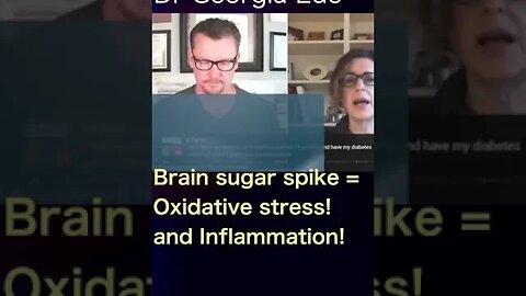 Dr Georgia Ede: Many meals a day spikes our brain's glucose causing depression & anxiety #shorts
