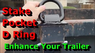 Stake Pocket D Rings - Enhance Your Trailer - A Must Have