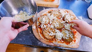 3 Cheese Eggplant Parmesan Pizza Recipe - Delicious and Easy