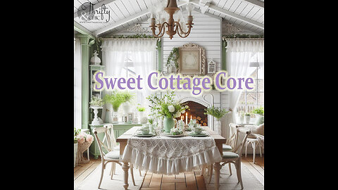 Sweet Cottage Core Home Decor.