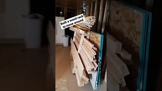 Built a wood rack