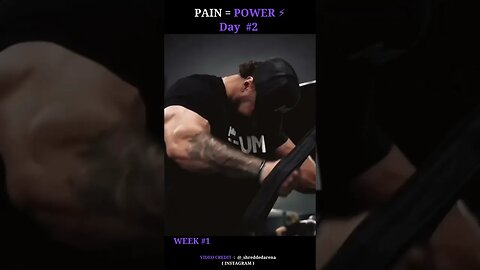 PAIN = POWER ⚡️