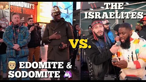 EDOMITE & SODOMITE TEAM UP THEN THIS HAPPENS…. #timessquare #nyc #sicarii