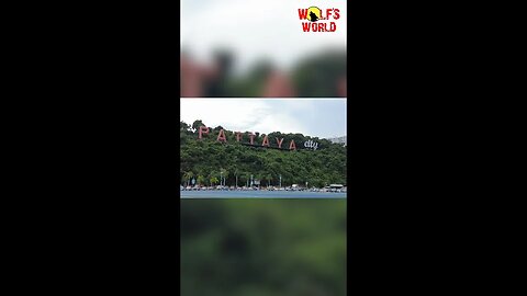 The Pattaya City Sign Near Bali Hai Pier!