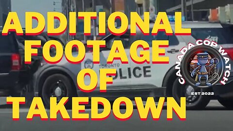 🍁🚔🎥Pit Maneuver Downtown + Additional Footage Of Takedown By Toronto Police