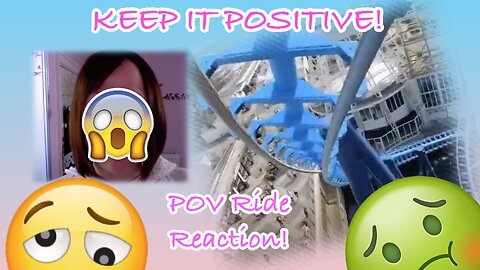Roller Coaster REACTION POV | Keep It Positive Ep 2 #rollercoaster