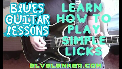 Blues Guitar Lesson 5 - Lead Guitar Lick - How To Solo