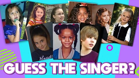 Guess The 9 Famous Singers Performing Here As Kids!