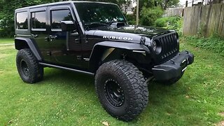 5K Ultra HD Video Of a 2013 Jeep Wrangler on 38's