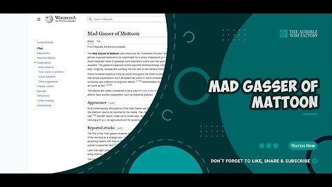 The Mad Gasser of Mattoon was the name given to the person or people believed to be responsible