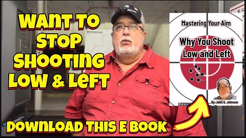 Stop Shooting Low & Left With Your Handgun By Downloading This E Book .