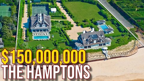 Touring $150,000,000 Hamptons Mega Mansion