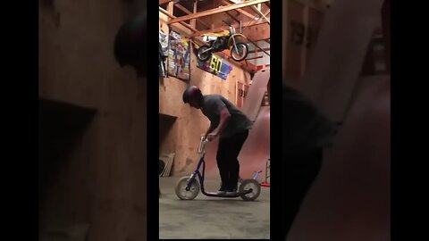 80s Scooter Stunts! 🛴🌪️ #short